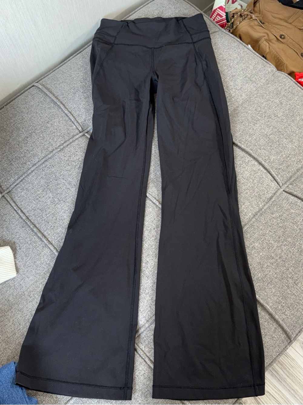Lululemon Pants Womens 8 Black Flare Yoga Gym Workout Sport Athletic Leggings